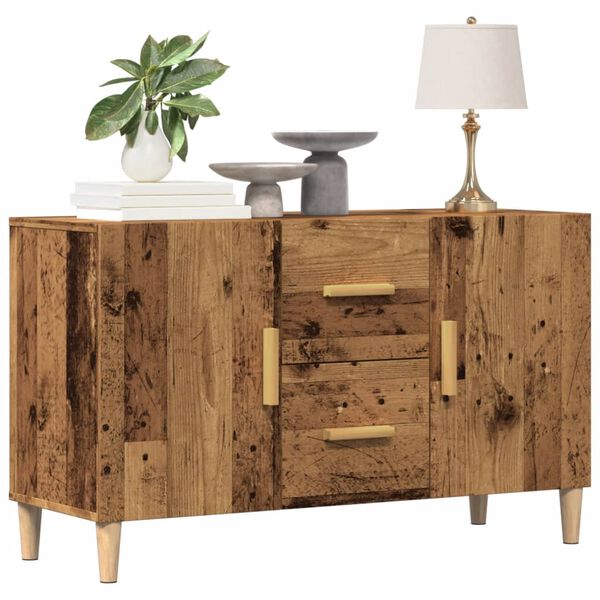 vidaXL Buffet vieux bois 100x36x60 cm bois d'ing&eacute;nierie