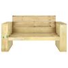 vidaXL Banc de jardin 139 cm bois de pin imprégné