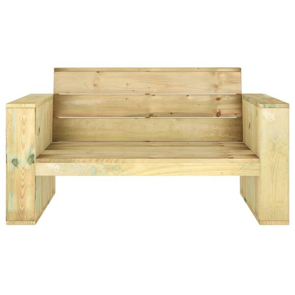 vidaXL Banc de jardin 139 cm bois de pin imprégné