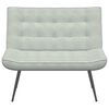 vidaXL Banc gris clair 110x74x84 cm velours