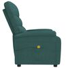 vidaXL Fauteuil de massage Vert fonc&eacute; Tissu