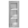 vidaXL Armoire suspendue avec stockage Gris Sonoma 40 x 31 x 100 cm