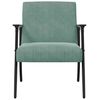 vidaXL fauteuil Vert Mer 59 x 75 x 78 cm Velours