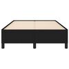 vidaXL Cadre de lit sans matelas noir 120x200 cm tissu