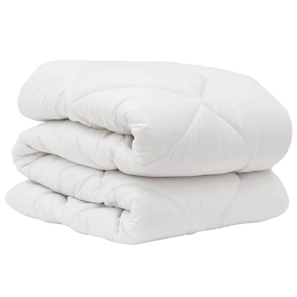 vidaXL Ensemble de Duvet avec oreiller 2 pcs Blanc Microfibre