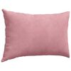 vidaXL Coussins de canap&eacute; 2 pcs Rose 60 x 40 cm