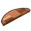 vidaXL Tapis d'escalier autoadhésifs 10 pcs 65x21x4 cm Marron