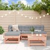 vidaXL Salon de jardin 5 pcs bois massif douglas