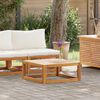 vidaXL Salon de jardin 2 pcs avec coussin Bois d'acacia solide