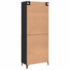 vidaXL Haut Armoire 2 pcs Ch&ecirc;ne noir Bois d'ing&eacute;nierie