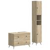 vidaXL Ensemble de 2 meubles de salle de bain BREDA Ch&ecirc;ne Sonoma