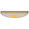 vidaXL Tapis d'escalier 30 pi&egrave;ces 56 x 17 x 3 cm Marron clair Demi-rond