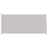 vidaXL Auvent lat&eacute;ral r&eacute;tractable de patio 220x500 cm Gris
