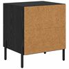vidaXL Cabinet de chevet avec tiroir Chêne noir 40 x 35 x 47,5 cm