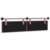 vidaXL T&ecirc;te de lit suspendue Rose 210 x 55 x 7 cm Velours