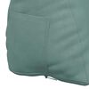 vidaXL Coussin de Dos Vert Mer 45 x 20 x 35 cm Tissu en velours c&ocirc;tel&eacute;