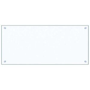 vidaXL Dosseret de cuisine Transparent 90 x 40 cm Verre tremp&eacute;
