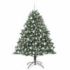 vidaXL Sapin de Noël artificiel avec 300 LED Vert 126 x 126 x 180 cm