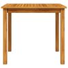 vidaXL Table de jardin 85x85x74 cm Bois d'acacia massif
