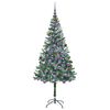 vidaXL Sapin de No&euml;l artificiel avec 300 LED Vert 180 cm PVC et Acier