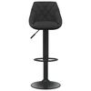 vidaXL Tabouret de bar Noir Velours