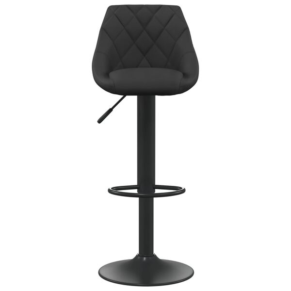 vidaXL Tabouret de bar Noir Velours