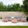 vidaXL Salon de jardin 9 pcs bois massif sapin de douglas
