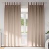 vidaXL Rideaux occultants avec anneaux 2 pcs Taupe 260 x 140 cm