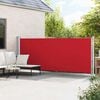 vidaXL Auvent lat&eacute;ral r&eacute;tractable de patio 600x160 cm rouge