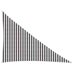 vidaXL Voile d'ombre 3 x 4 x 5 m HDPE Triangulaire Anthracite et blanc