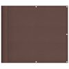 vidaXL &Eacute;cran de balcon marron 90x1000 cm 100% polyester oxford