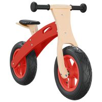 vidaXL Vélo d'équilibre pour enfants avec pneus pneumatiques rouge