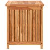 vidaXL Bo&icirc;te de rangement de jardin 60x50x58 cm Bois de teck solide