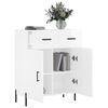 vidaXL Buffet Blanc brillant 69,5x34x90 cm Bois d'ing&eacute;nierie