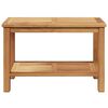 vidaXL Table basse Marron 70 x 40 x 45 cm Bois de teck solide