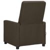 vidaXL Fauteuil de massage Marron Tissu