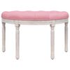 vidaXL Banc Rose 81,5x41x49 cm Velours