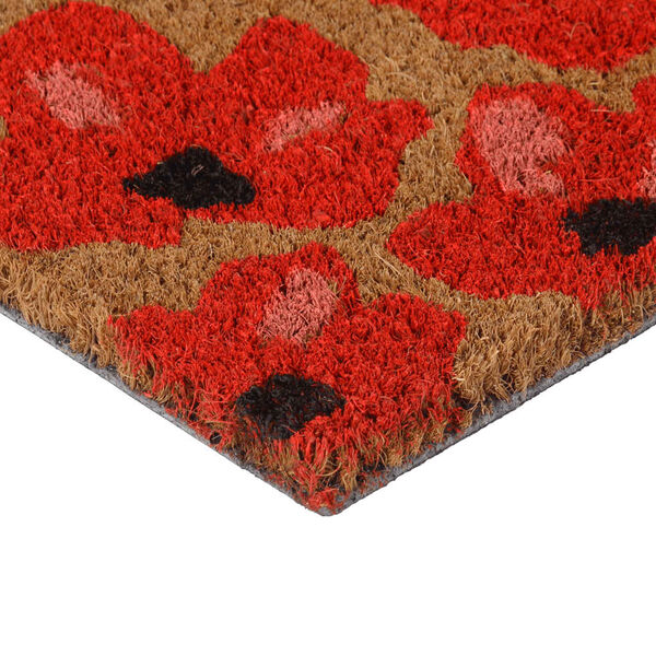 vidaXL Tapis de porte naturel 40x60 cm fibre de coco touffet&eacute;