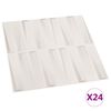 vidaXL Panneaux muraux 3D 24 pcs 0,5x0,5 m 6 m&sup2;