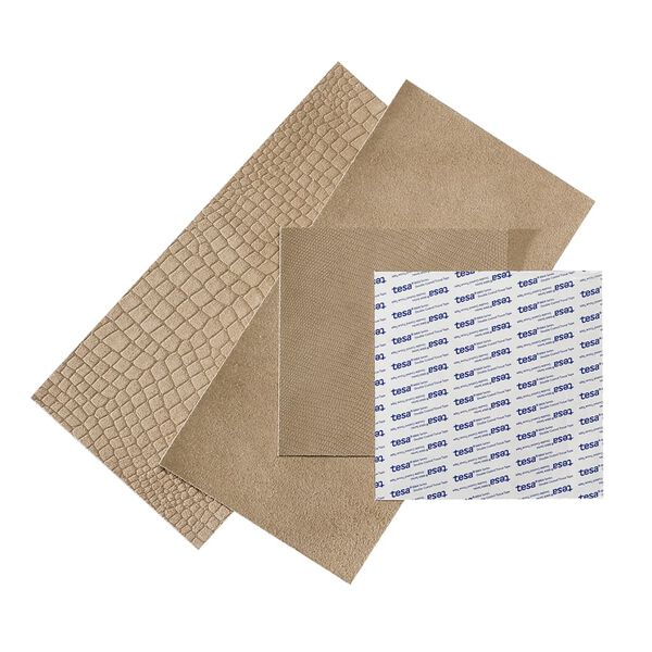 WallArt Panneaux muraux en cuir Borret Beige sableux 32 pcs