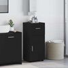vidaXL Ensemble de Meubles de Salle de Bain avec tiroir TULUM Noir