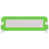 vidaXL Barrière de sécurité de lit d'enfant Vert 120x42 cm Polyester