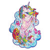 UNIDRAGON Puzzle en bois 313 pcs Inspiring Unicorn Très grand 31x41 cm
