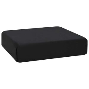 vidaXL Coussin d&rsquo;assise Noir 40 x 40 x 11 cm