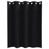 vidaXL Rideaux occultants avec anneaux 2 pcs Noir 140 x 140 cm