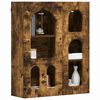 vidaXL Armoire suspendue avec &eacute;tag&egrave;re Ch&ecirc;ne fum&eacute; 59 x 20 x 71,5 cm