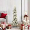 vidaXL Sapin de No&euml;l artificiel Blanc 120 cm PVC, m&eacute;tal et plastique