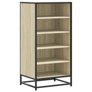 vidaXL &Eacute;tag&egrave;re &agrave; chaussures ch&ecirc;ne sonoma 48x38x97,5 cm bois ing&eacute;nierie