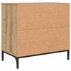 vidaXL Table de chevet avec tiroir ch&ecirc;ne artisanal 63,5 x 36 x 61 cm