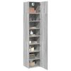 vidaXL Armoire de rangement mince sonoma gris 45x42,5x225 cm